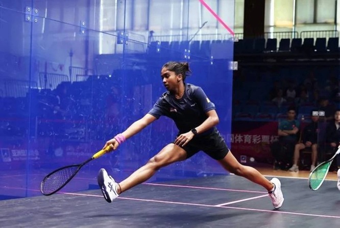 பிரிட்டன் பொது ஸ்குவாஷ் போட்டியின் காலிறுதி சுற்றில் எஸ். சிவசங்கரி தோல்வி