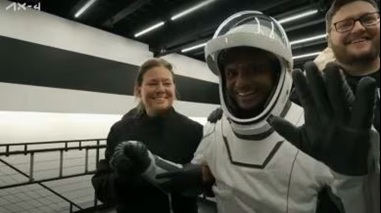 விண்ணிலிருந்து மண்ணில் கால்பதித்தார் சுபான்ஷு சுக்லா